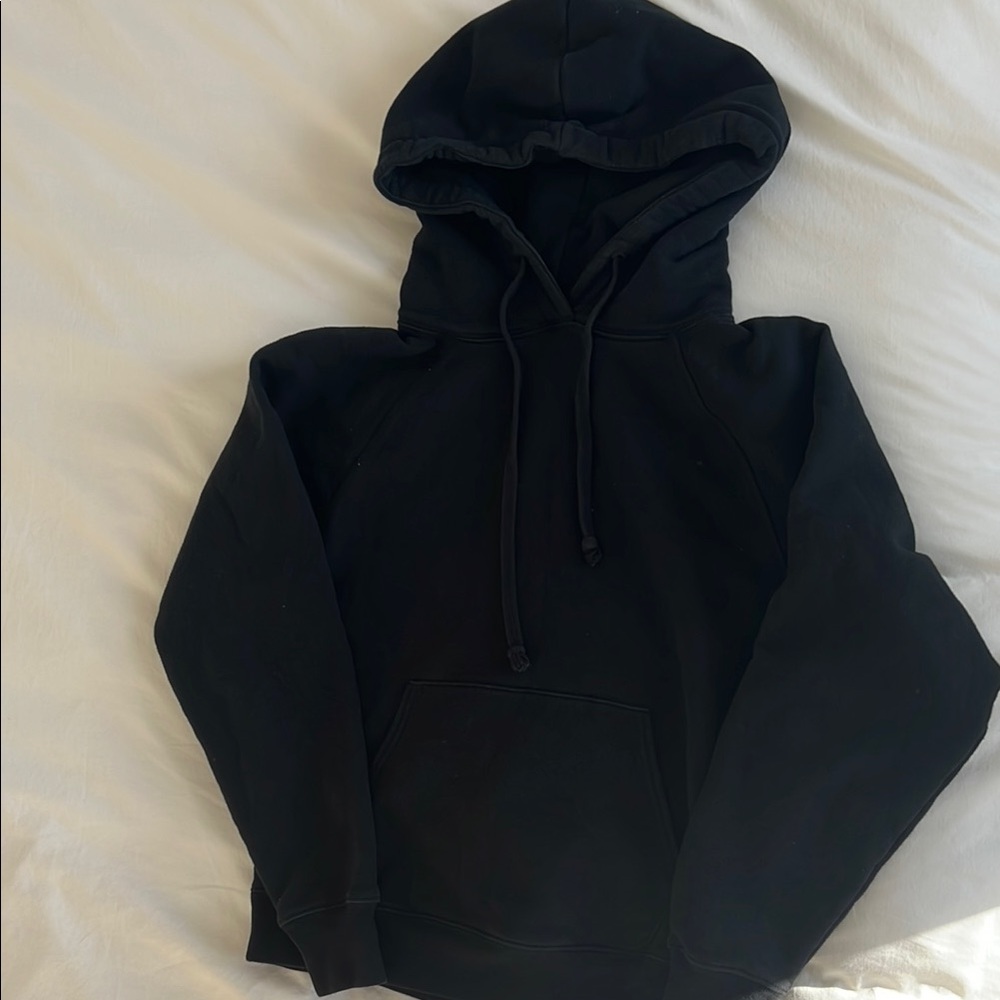 Reformation Black Hoodie Sweater
